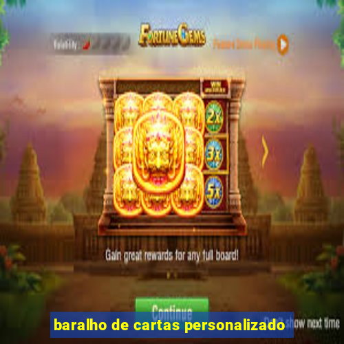 baralho de cartas personalizado